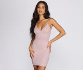 Glitzerndes Babe-Minikleid